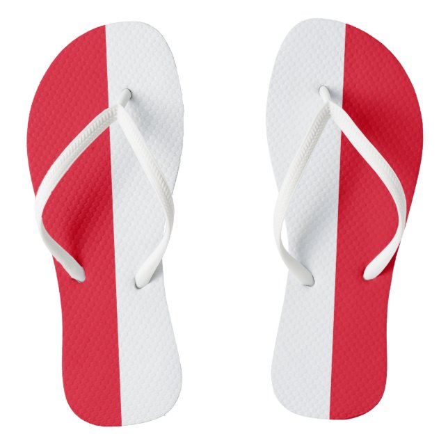 Sandalias de la bandera polaca (Plantilla)