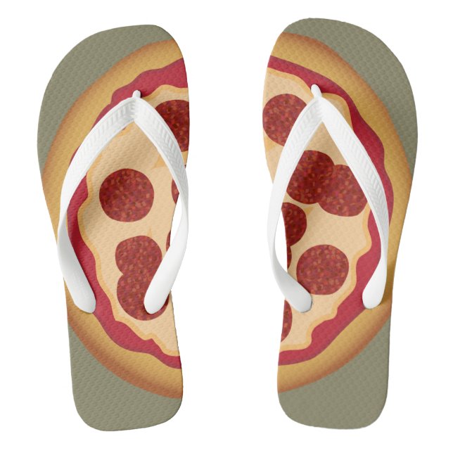 Sandalias de pizza (Plantilla)