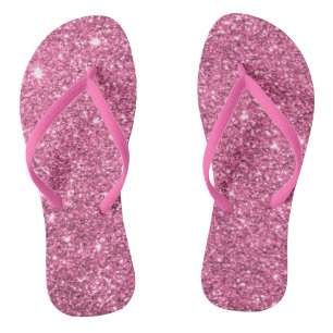 Sandalias de purpurina rosadas