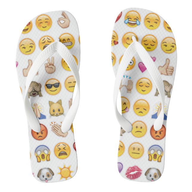 sandalias de sandalias de chanclas de emoji (Plantilla)