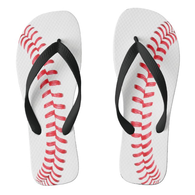 Sandalias Flipflop de las costuras de béisbol (Plantilla)