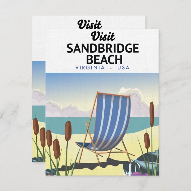 Sandbridge Beach Virginia USA, (Anverso / Reverso)