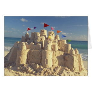 Sandcastle On Beach