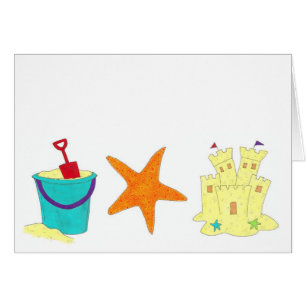 Sandcastle Starfish Beach Toys Bucket Shovel Sand