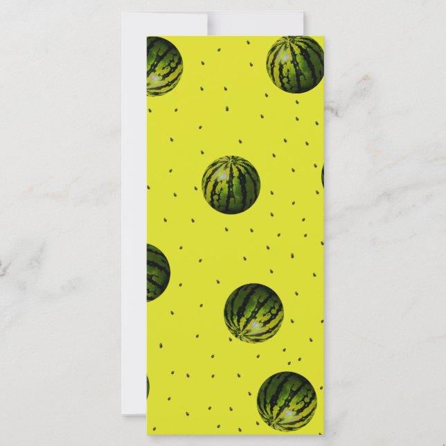 sandía amarilla con semillas (Anverso)