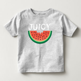 Sandía Jugosa - Camiseta de jersey suave para niño