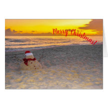 Sandman de vacaciones en la playa