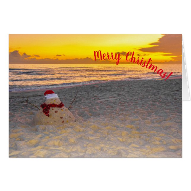 Sandman de vacaciones en la playa (Anverso (Horizontal))