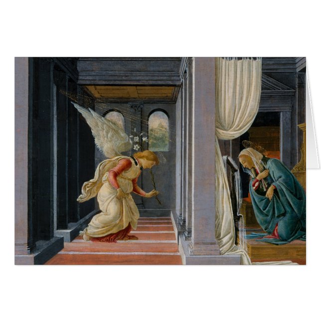 Sandro Botticelli - La Anunciación (Anverso (Horizontal))