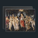 Sandro Botticelli - Tarjeta magnética La Primavera<br><div class="desc">La Primavera - Sandro Botticelli,  1482</div>