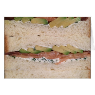 Sandwich de aguacate y lox