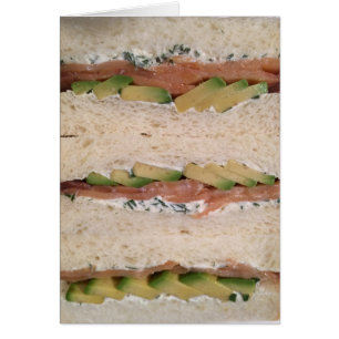 Sandwich de aguacate y lox