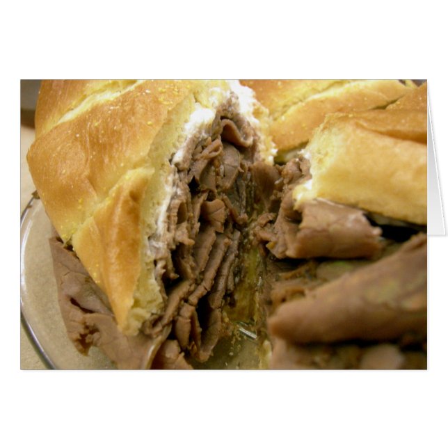 Sándwich de carne asada con queso cremoso de cabra (Anverso (Horizontal))