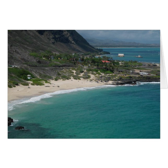 Sandy Beach, Oahu, Hawaii (Anverso (Horizontal))