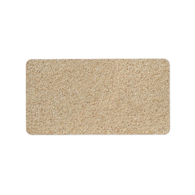 Sandy Toes Salty Kiss Navidades Dirección Etiqueta (Frente)