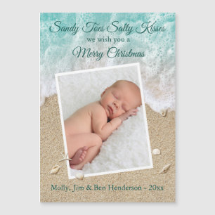 Sandy Turquesa Toes Salty Kiss Feliz Navidad