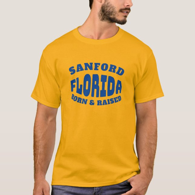 Sanford Florida Nació y levantó camiseta (Anverso)