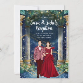 Sangeet invitaciones a recepción digital india