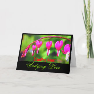 ☼ ✿ Sangrante Tarjeta de Saludo de Amor Inexorable