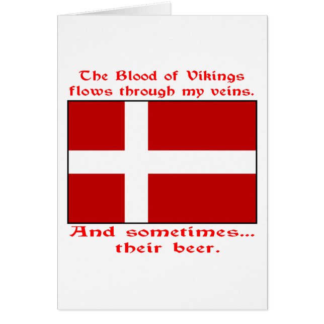 Sangre danesa y cerveza vikinga (Frente)