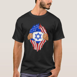 Sangre israelí dentro de mí en camiseta regalo de 
