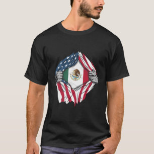 Sangre mexicana dentro de mí Camisa Bandera de Méx