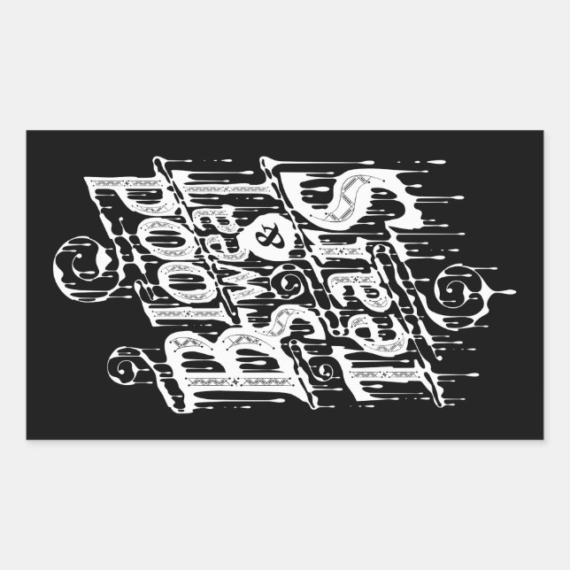 Sangre, sudor y lágrimas - Pegatina (Anverso)