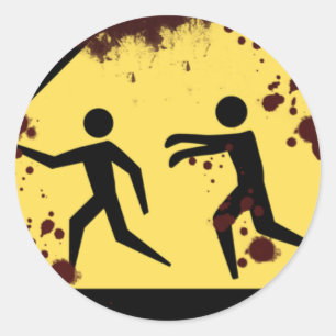 Sangrientos Pegatinas de Zombies que mueven rápido