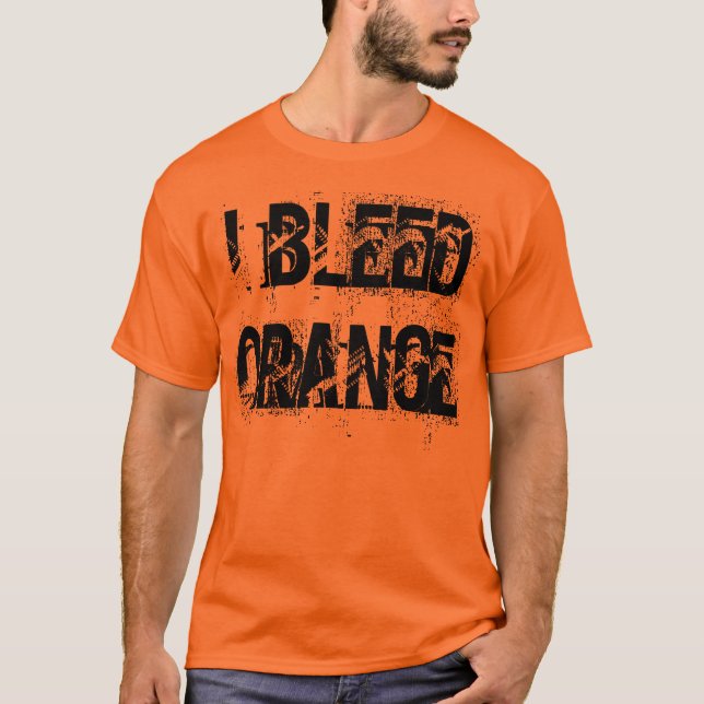 "Sangro" la camiseta anaranjada (Anverso)