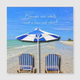 Sanibel Island Florida Beach Adult Time Out Chair