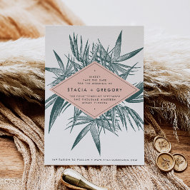 Sanibel | Tarjeta Botánica Tropical Save the Date 