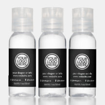 Sanitizer de mano con logotipo de negocios promoci