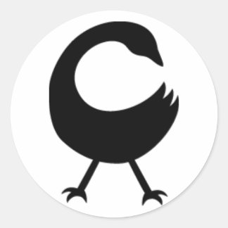 Sankofa Round Pegatina