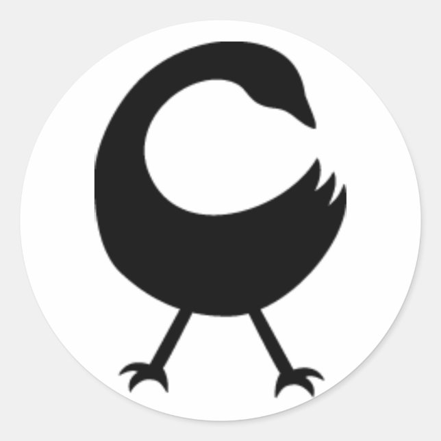 Sankofa Round Pegatina (Anverso)