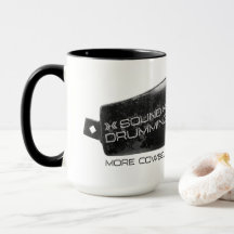 Sano tecleando "más cencerro!" Taza