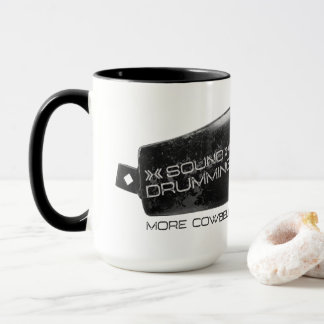 Sano tecleando "más cencerro!" Taza