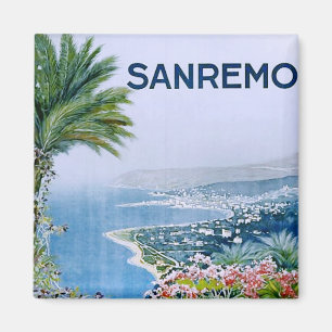 Sanremo, imán cuadrado de Italia