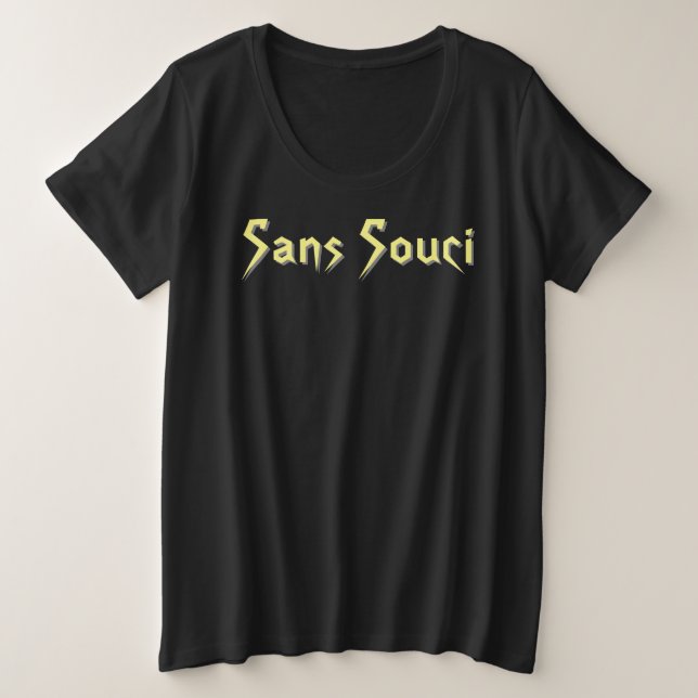 Sans Souci T-Shirt (Anverso del diseño)