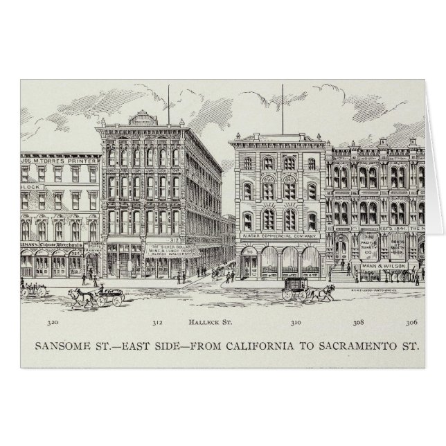 Sansome East side California y Sacramento (Anverso (Horizontal))