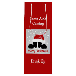 Santa Ain no viene, bebe una bolsa de regalo de bo