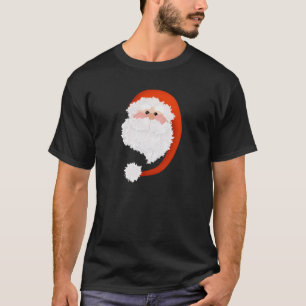 Santa alegre hace frente a la camiseta negra