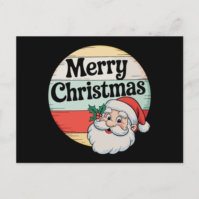 Santa Antiguo Feliz Navidad Viejo Xmas Antiguo (Anverso)