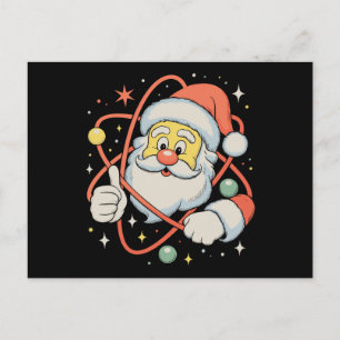 Santa Átomo Navidad Ciencia Xmas Vacaciones
