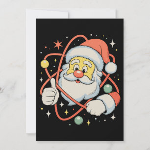 Santa Átomo Navidad Ciencia Xmas Vacaciones