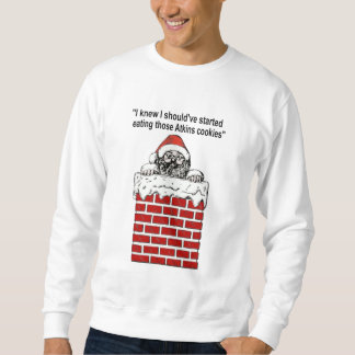 Santa Atrapada En Una Camisa De Chimenea