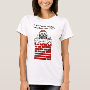 Santa Atrapada En Una Camisa De Chimenea