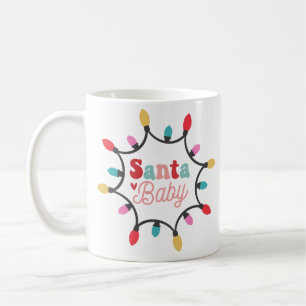 Santa baby chritmas taza de café ligero