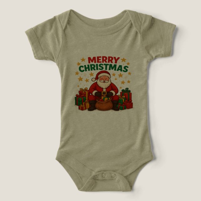 Santa Baby One Piece – Regalos de Navidad (Diseño delantero )