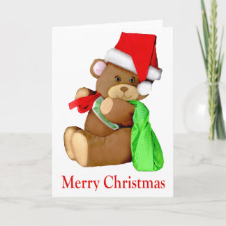Santa Bear te desea una feliz Navidad