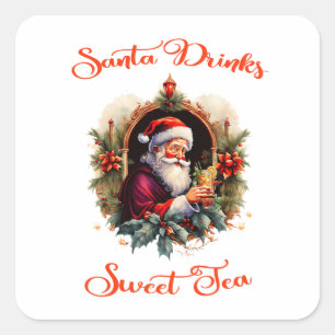 Santa Bebe Pegatinas de té dulce